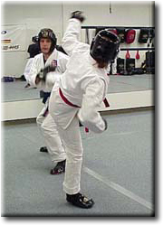 Advanced Adult taekwondo Sparring