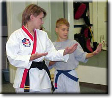 Black Belt instructor - Knife Hand Lesson